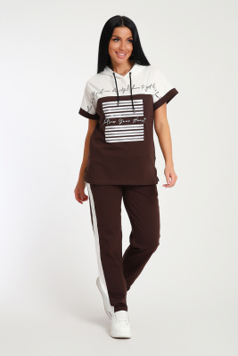 Костюм 65078 коричневый